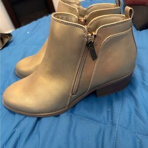 Gold Arizona Ankle Boots